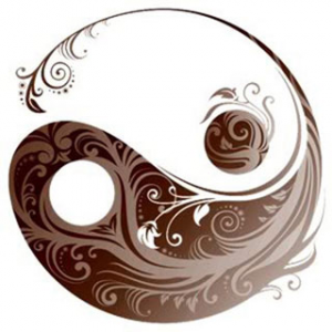 Artistic Yin Yang Symbol